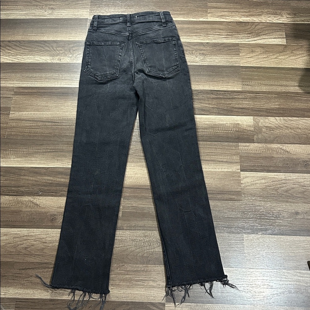 We The Free Black Straight Leg Women's Jeans - Picture 2 of 3